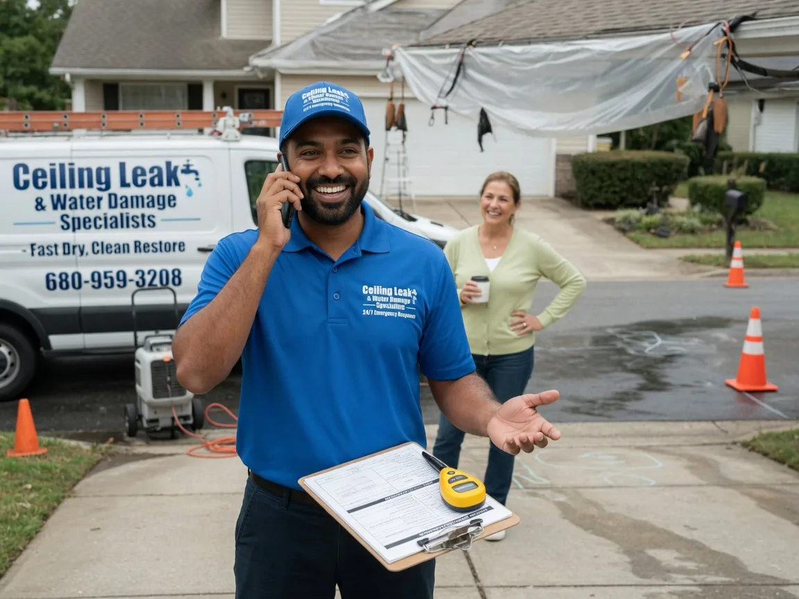 Ceiling Leak Cleanup Westgate, IA FAQs